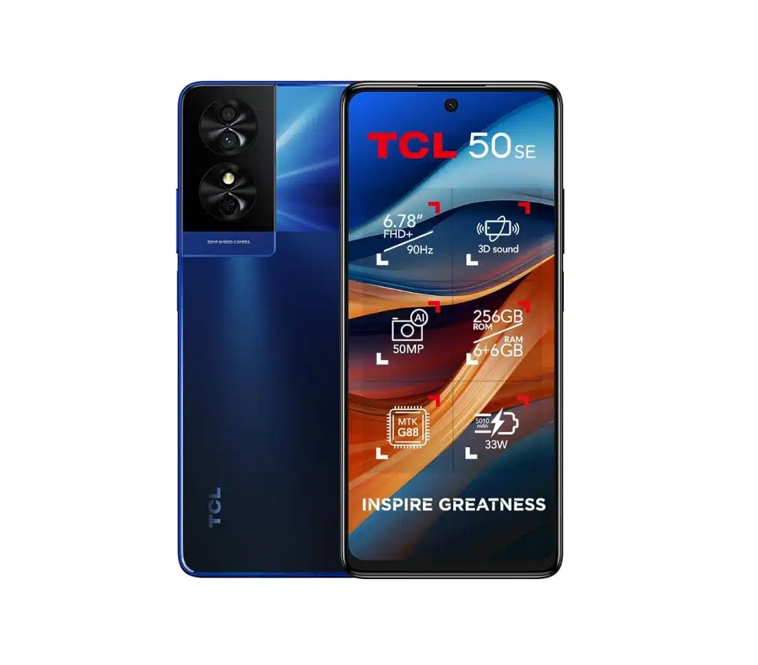 TCL 50SE (6GB RAM, 256GB) 1 TCL 50 SE (6GB RAM, 256GB) Price in Sri Lanka