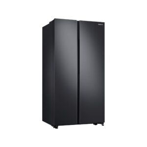Home 162 side by side refrigerator 647 l black