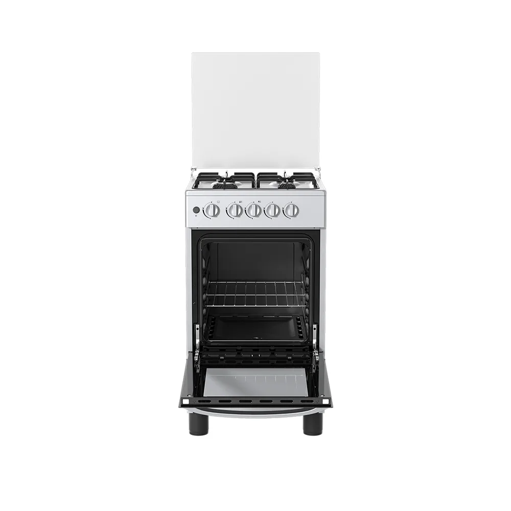 Midea 50cm 4-Burner Freestanding Gas Cooker & Oven (62L) - 20TMG4G082 4 midea 20tmg4g082
