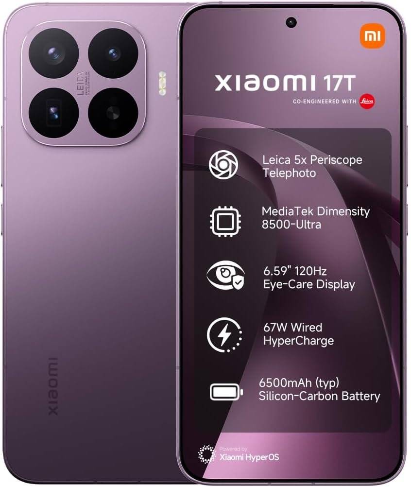 Xiaomi 17T (12GB RAM, 512GB Storage, Dimensity 8500-Ultra) 1 xiaomi 17t 12gb 512gb